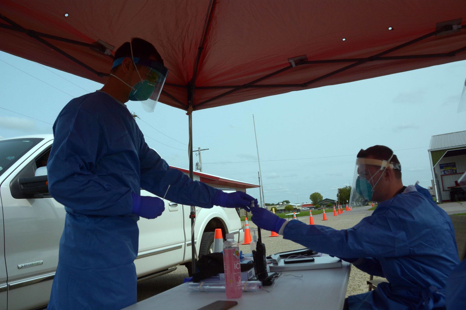 Wisconsin National Guard tests for COVID-19